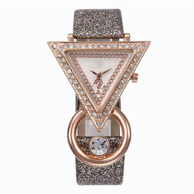 Reloj de Mujer con Dial Triangular y Diamantes Engarzados - Image 14