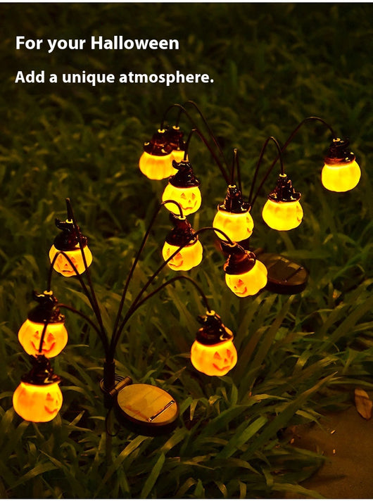 Lámpara Solar LED Calabaza Decorativa para Exterior - Iluminación Navideña para Jardín - Image 18