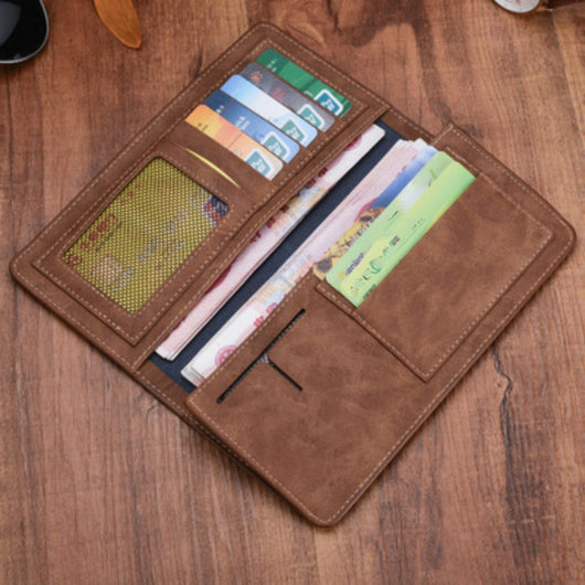 Billetera de Cuero Genuino para Hombre con Compartimento para Monedas - Image 9