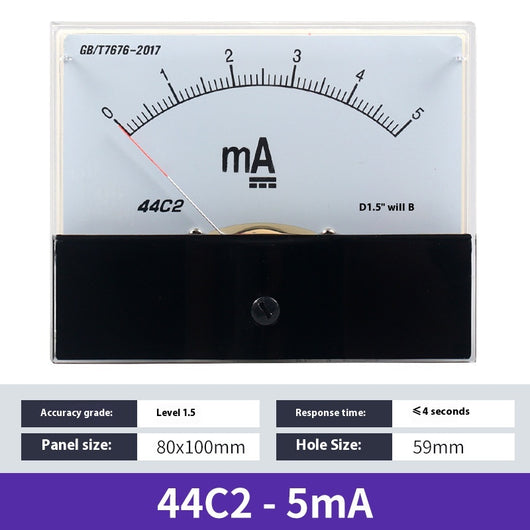 Amperímetro DC Analógico 44C2 - Medidor de Corriente de Precisión - Image 10