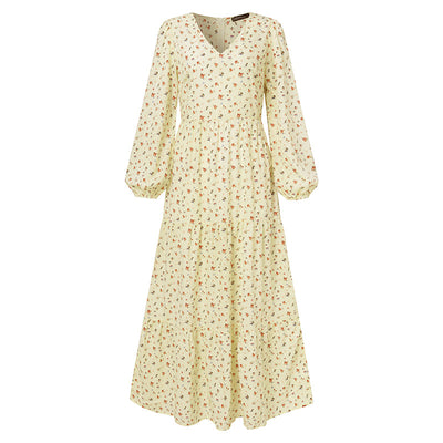 Vestido Casual Floral con Volantes para Tallas Grandes - Image 19
