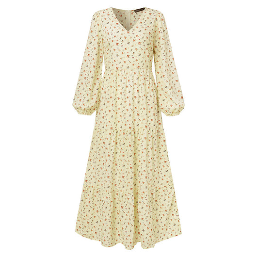 Vestido Casual Floral con Volantes para Tallas Grandes - Image 19