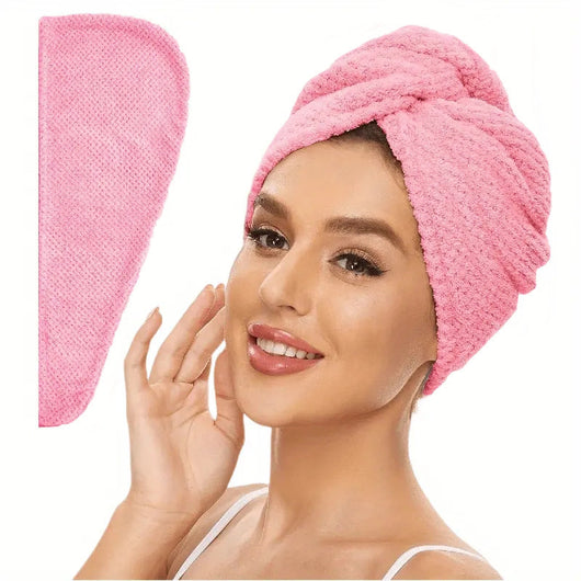 Gorro Secador de Microfibra Coral Ultra Absorbente - Image 4