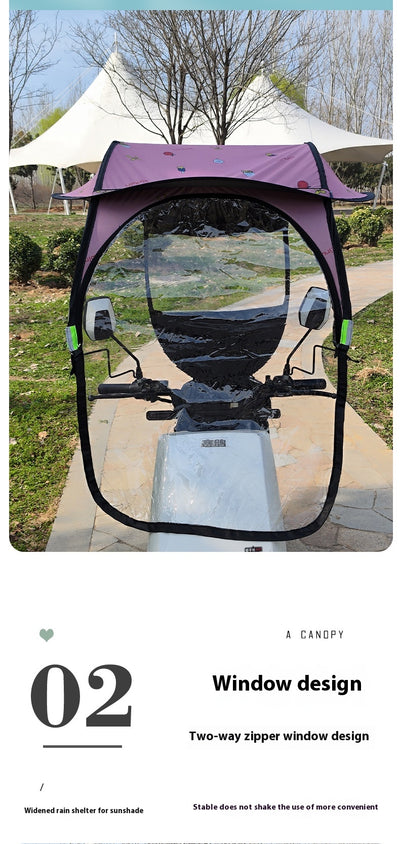 Toldo Protector Solar para Batería de Auto y Moto - Universal Cuatro Estaciones - Image 15