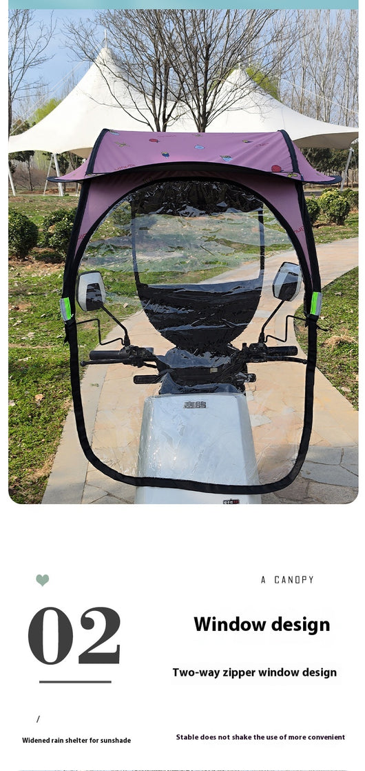 Toldo Protector Solar para Batería de Auto y Moto - Universal Cuatro Estaciones - Image 15