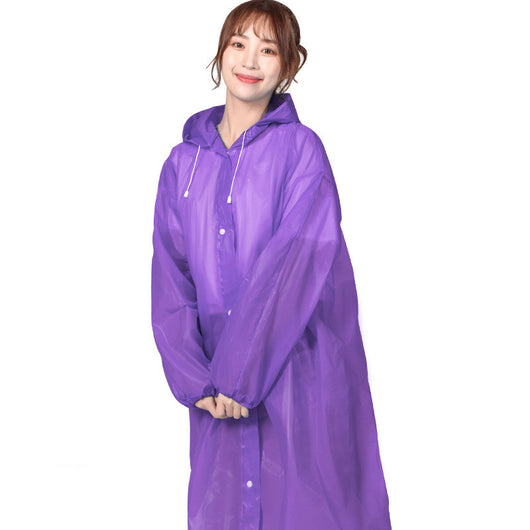 Impermeable Reforzado con Transparencia para Actividades al Aire Libre - Image 8