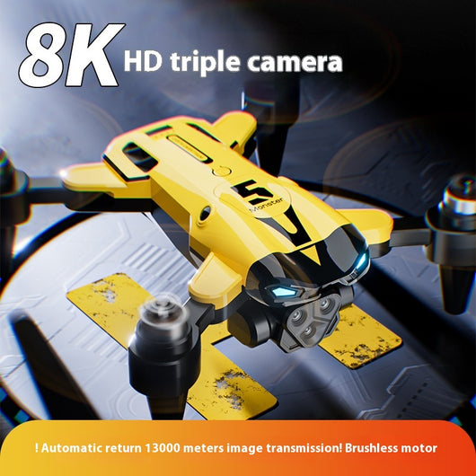 Dron con Triple Cámara HD para Fotografía Aérea con Control Remoto - Image 3