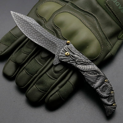 Cuchillo Portátil para Frutas con Diseño de Dragón - Image 9