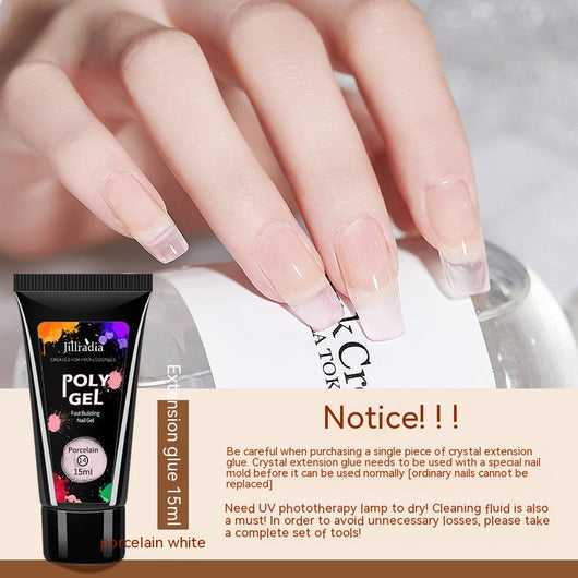 Extensiones de Uñas con Pegamento Cristal UV Beauty - Image 19