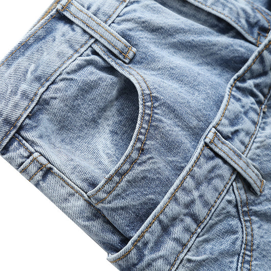 Jeans de Cintura Alta y Corte Recto para Mujer - Image 7