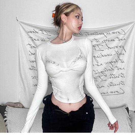 Top Corto Estampado 3D Estilo Hot Girl - Diseño Sexy y Moderno - Image 6