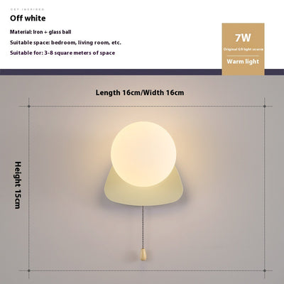 Lámpara de Pared Infantil Minimalista para Dormitorio y Pasillo - Image 11