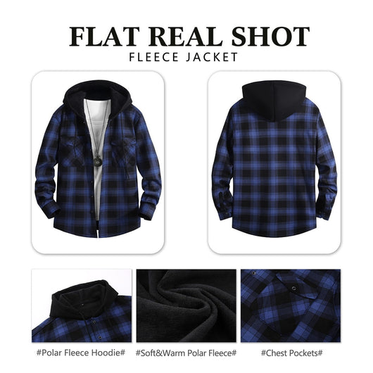 Sudadera Térmica con Capucha y Forro Polar Grueso para Hombre - Image 5