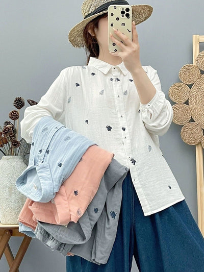 Blusa Larga de Algodón 100% Transpirable y Suave para Mujer - Image 17