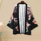 Cardigan Estilo Kimono Japonés con Mangas Tres Cuartos