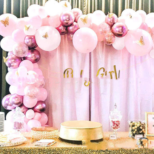 Decoraciones de Globos Mariposa para Fiesta de Bebé Niña - Image 5
