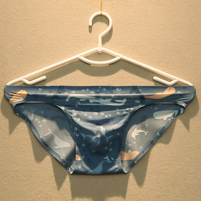 Calzoncillos Hombre Ice Silk sin Costuras Artísticos - Image 5