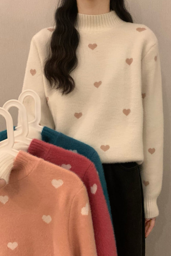 Suéter Acolchado Cuello Alto Holgado para Mujer - Diseño Versátil