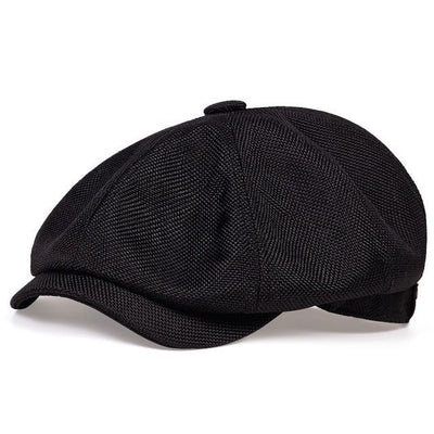 Gorra Octagonal de Lino Transpirable para Hombre - Primavera y Verano - Image 3