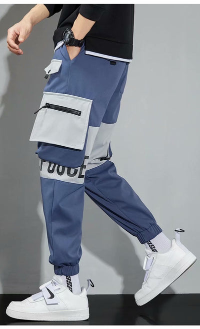 Pantalones Hip Hop Sueltos de Tendencia para Hombre - Primavera - Image 24