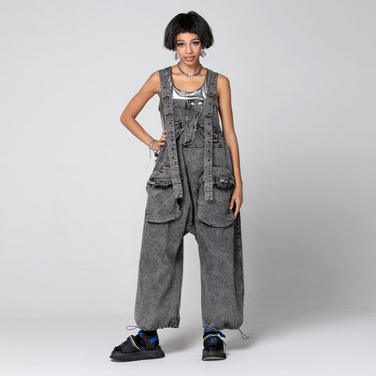 Overol de Mezclilla Trendy Talla Grande