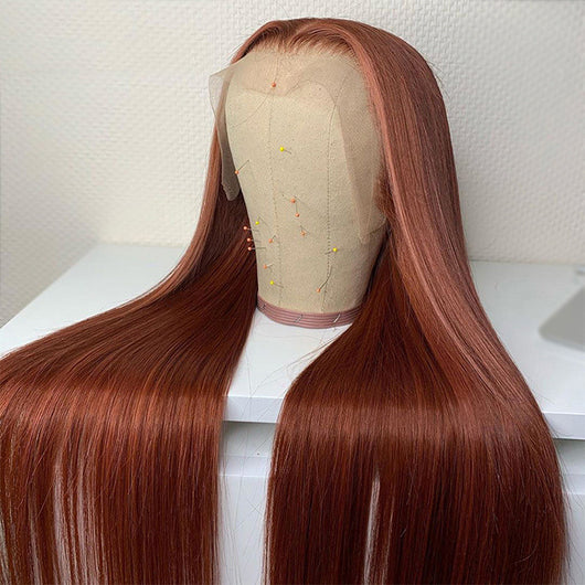 Peluca de Encaje Castaño Prearmada con Cabello de Bebé - Image 5