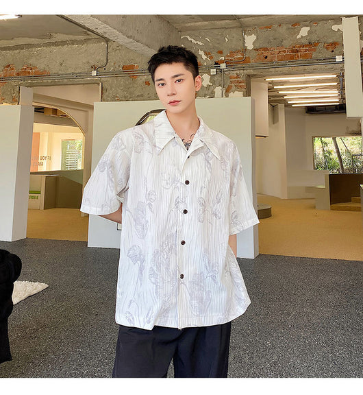 Camisa Cubana de Verano Casual para Hombre - Image 24