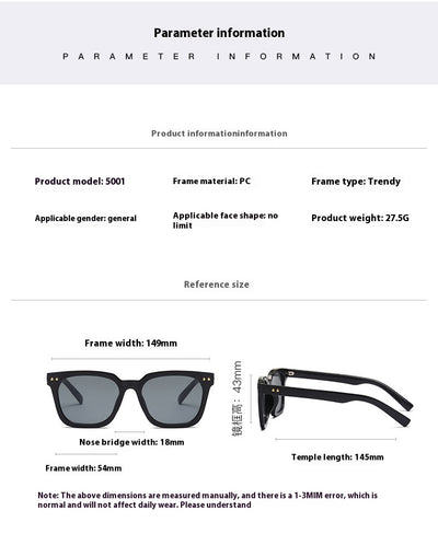 Gafas de Sol Cuadradas Marco Pequeño - Diseño Moderno y Personalidad - Image 17
