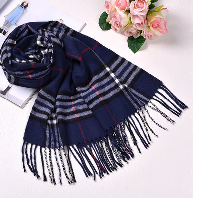 Bufanda Escocesa de Invierno Estilo Británico - Image 12