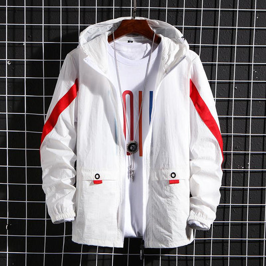 Chaqueta Deportiva Impermeable con Capucha para Hombre - Image 8