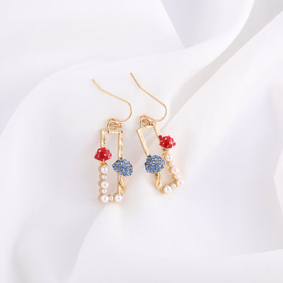 Aretes Colgantes Tres Hongos Dorados para Mujer - Diseño Trendy y Dulce - Image 25