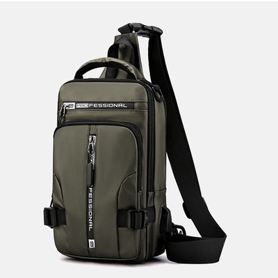 Mochila Cruzada Multifuncional para Hombre - Bolsa Pecho y Hombro - Image 20