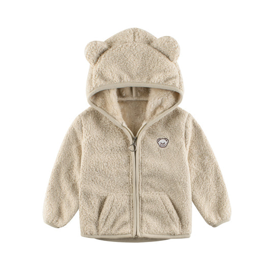 Abrigo Infantil Coreano con Suéter de Cachemira - Ropa para Bebés