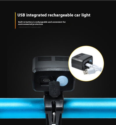 Luz Frontal LED para Bicicleta de Montaña con Carga USB - Image 12