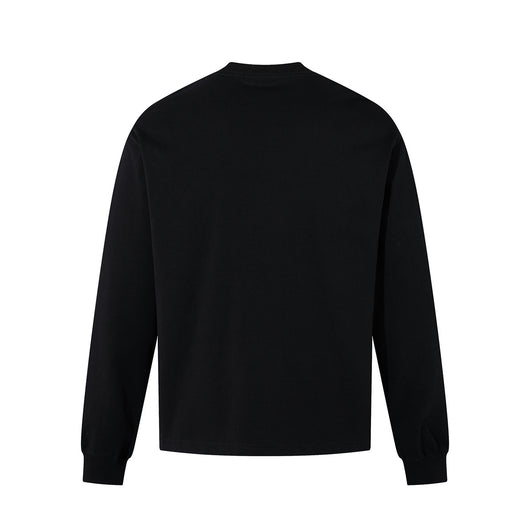 Sudadera con Capucha Pesada de Letras Perladas para Parejas - Image 2