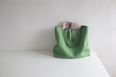 Bolso Grande de Cuero Genuino Doble Cara para Mujer - Image 4