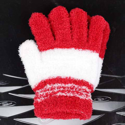 Guantes Infantiles de Felpa Cálidos y Adorables en Colores Pastel - Image 6