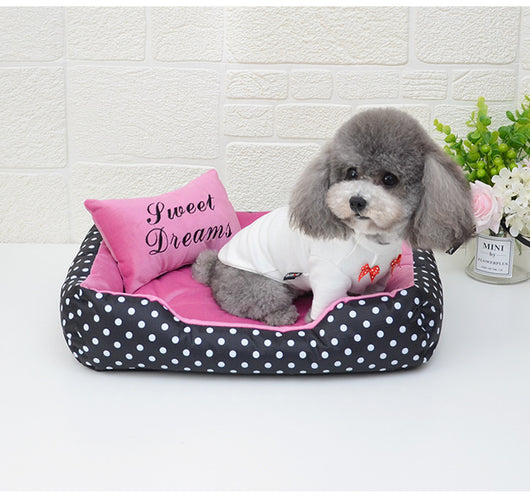 Cama Estampada de Cuatro Estaciones para Perros Pequeños - Image 13