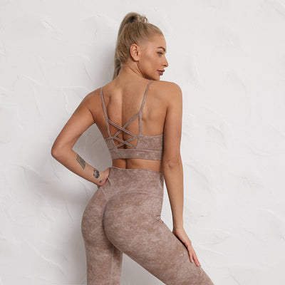 Conjunto Deportivo Cintura Alta para Yoga y Running - Image 8