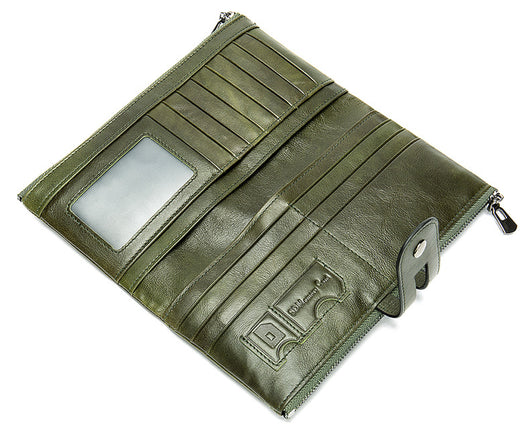 Billetera de Cuero Genuino Minimalista sin Monedero - Image 11