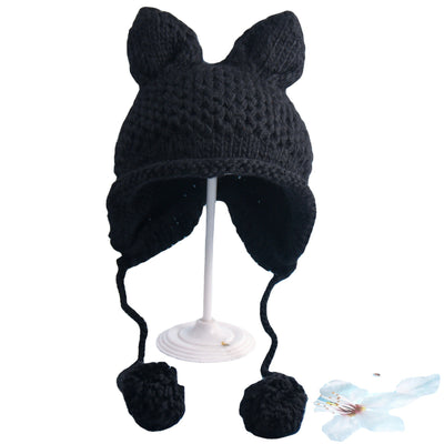 Gorro Tejido con Orejas de Gato Infantil - Image 3