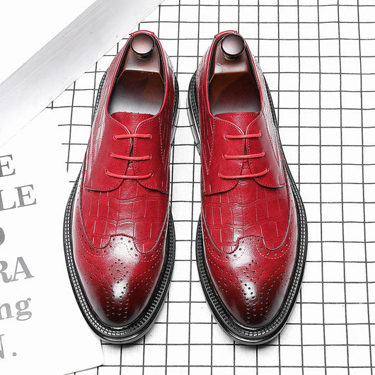 Zapatos de Cuero para Hombre con Punta Afilada y Caña Media - Image 7