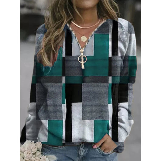 Suéteres Cuadriculados y Chaquetas Fleece para Mujer - Image 14