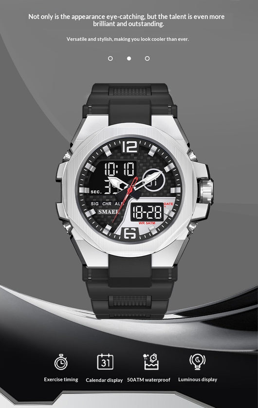 Reloj Táctico Deportivo Dual Display en Aleación Resistente - Image 11