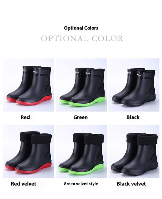Botas Impermeables Acolchadas con Forro de Terciopelo para Hombre y Mujer - Image 24