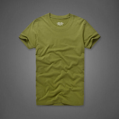 Playera de Algodón para Hombre Colores Sólidos Clásica - Image 7