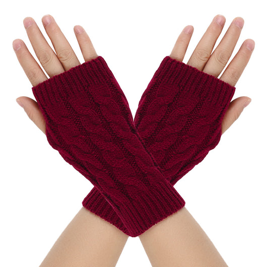 Guantes de Lana Cálidos con Dedos Abiertos para Hombre - Image 6