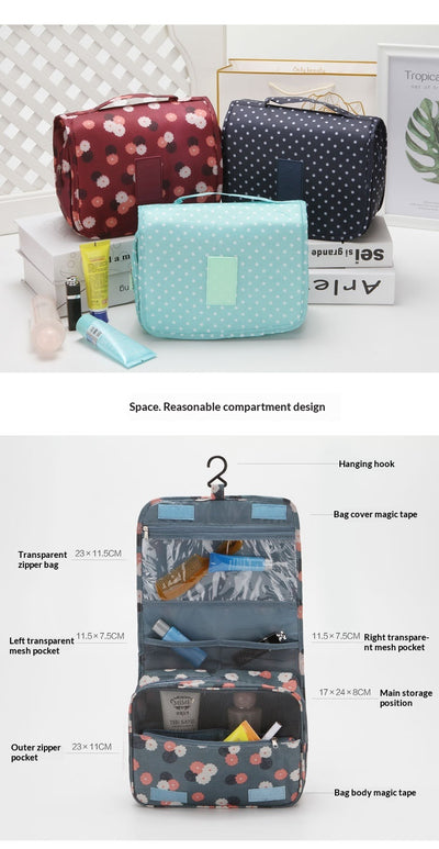 Bolsa de Aseo Viajera de Gran Capacidad Impermeable y Resistente Estilo Coreano - Image 13