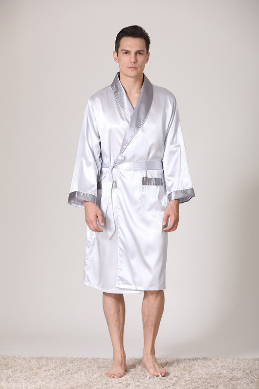 Bata de Seda para Hombre - Cómoda y Elegante para Verano - Image 11