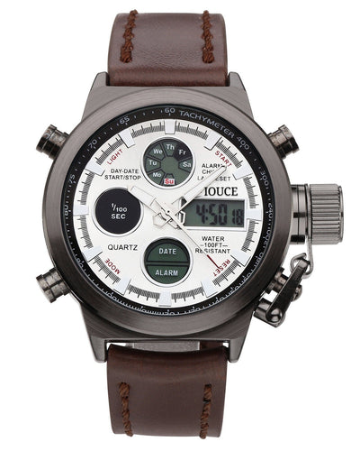 Reloj Inteligente con Correa de Cuero para Hombre - Image 13
